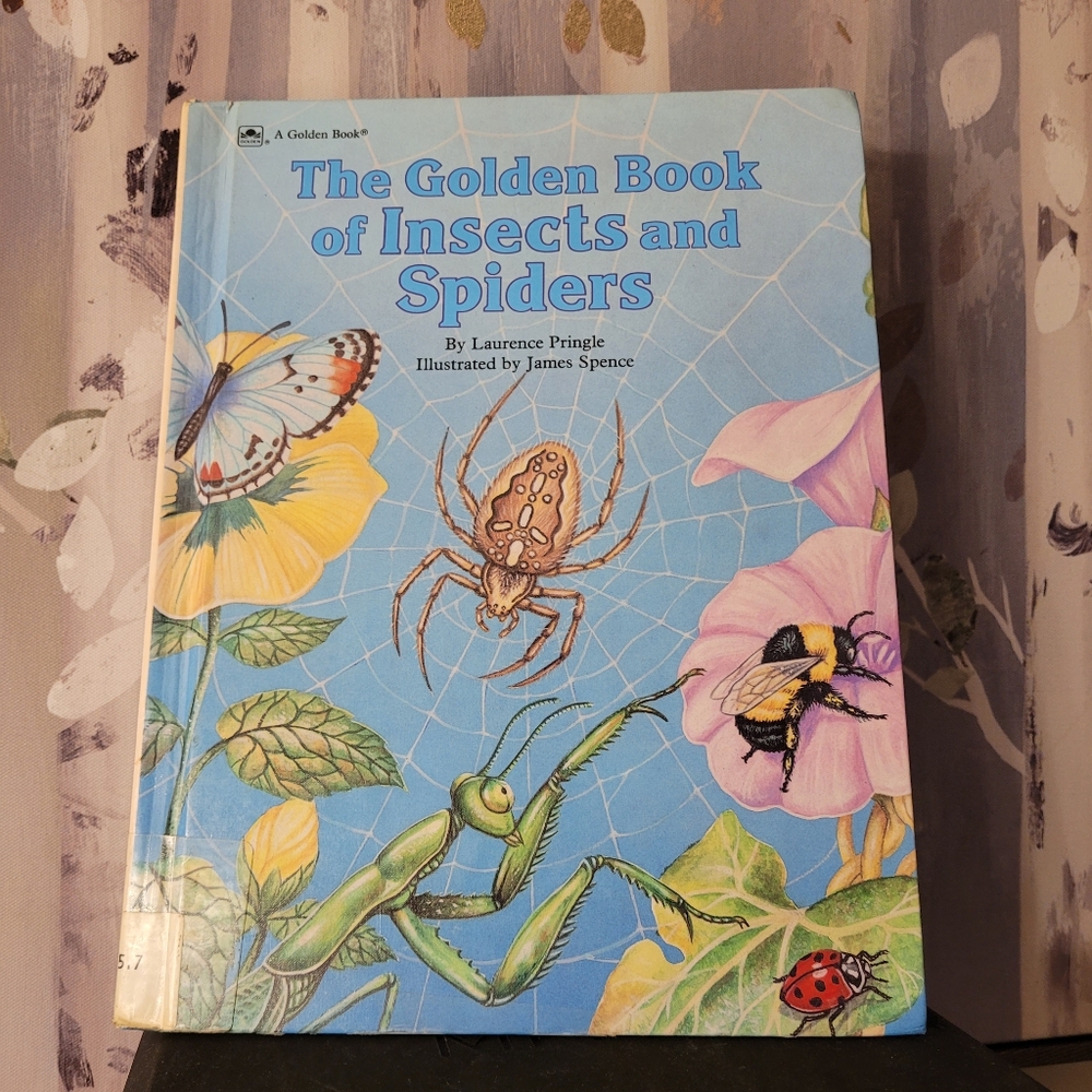 The Golden Book Of Insects And Spiders Hardcover 1990 By Pringle & Spence